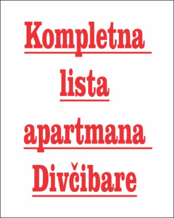 divcibare apartmani
